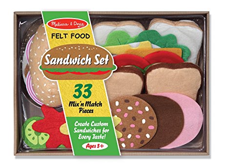 Melissa & Doug Felt Food Sandwich Set