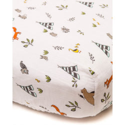 Little Unicorn Muslin Cotton Crib Sheet